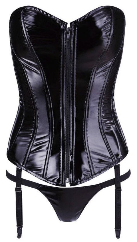 Vinyl Corset black S Black Level