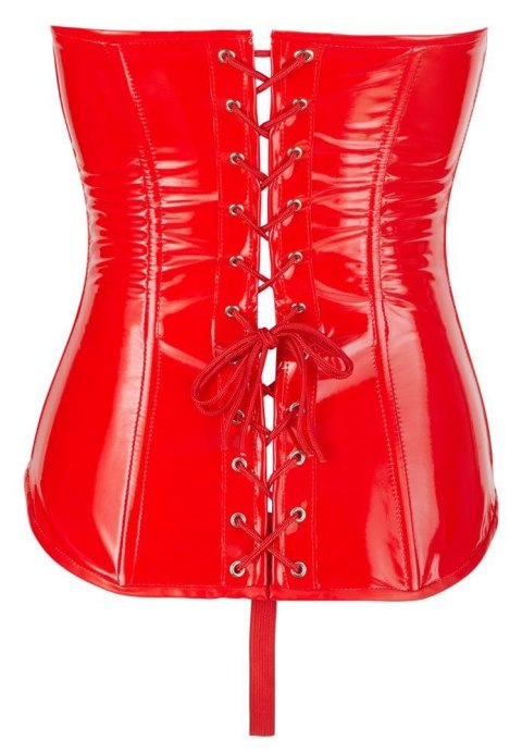 Vinyl Corset red S Black Level