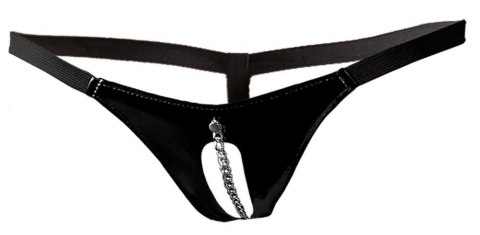 Vinyl String with a Chain S/M Black Level