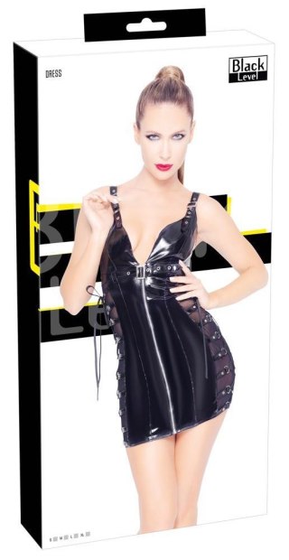 Vinyl Dress Lacing M Black Level