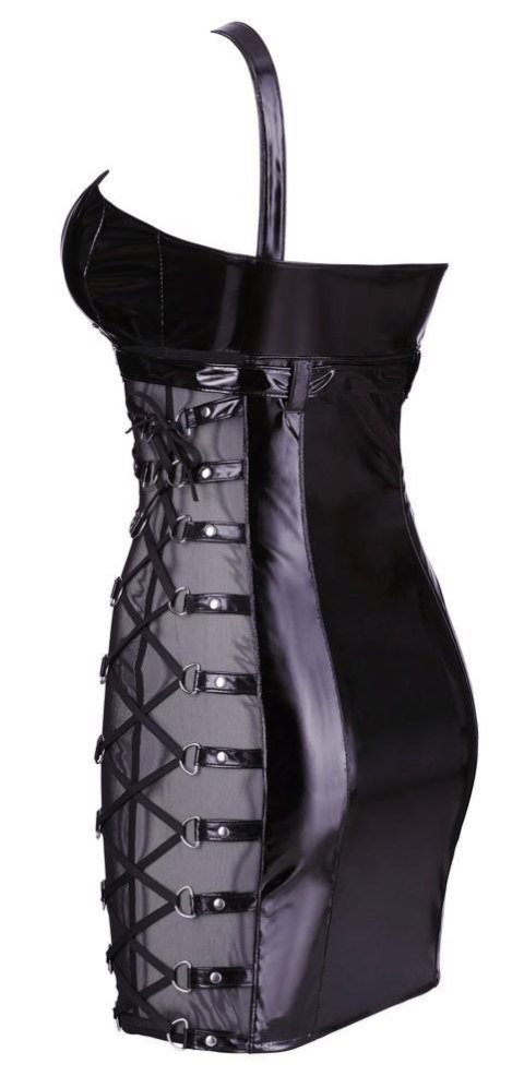 Vinyl Dress Lacing M Black Level Vinyl Dress Lacing M Black Level