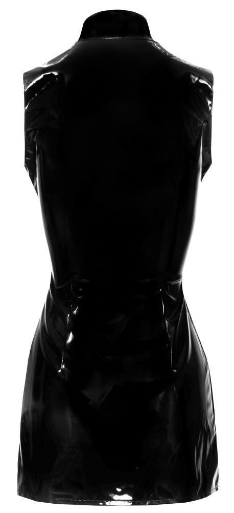 Vinyl Dress with Zip S Black Level