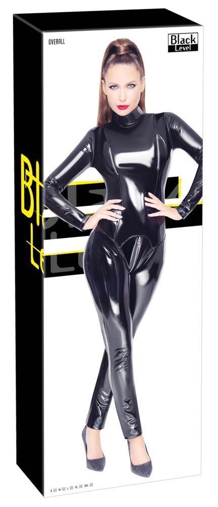 Vinyl Jumpsuit Black M Black Level Vinyl Jumpsuit Black M Black Level