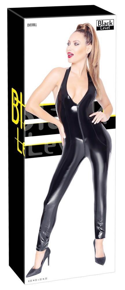 Vinyl Jumpsuit Zip XL Black Level