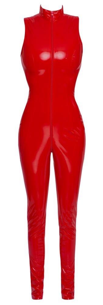 Vinyl Jumpsuit red M Black Level
