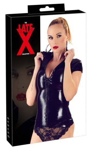 Latex Shirt Zip black 2XL Late X