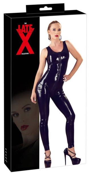 Latex Catsuit black 2XL Late X