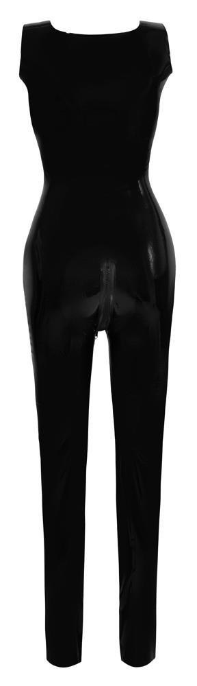 Latex Catsuit black 2XL Late X