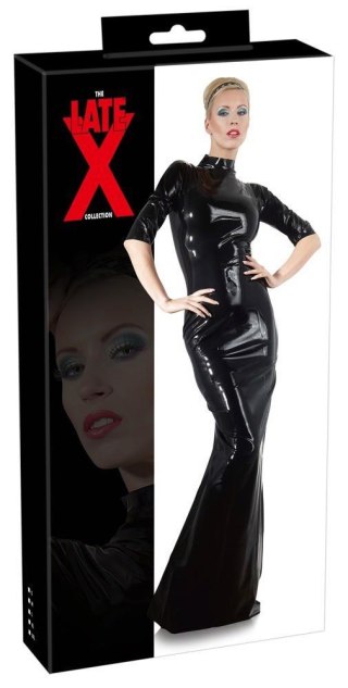 Latex Dress black M Late X