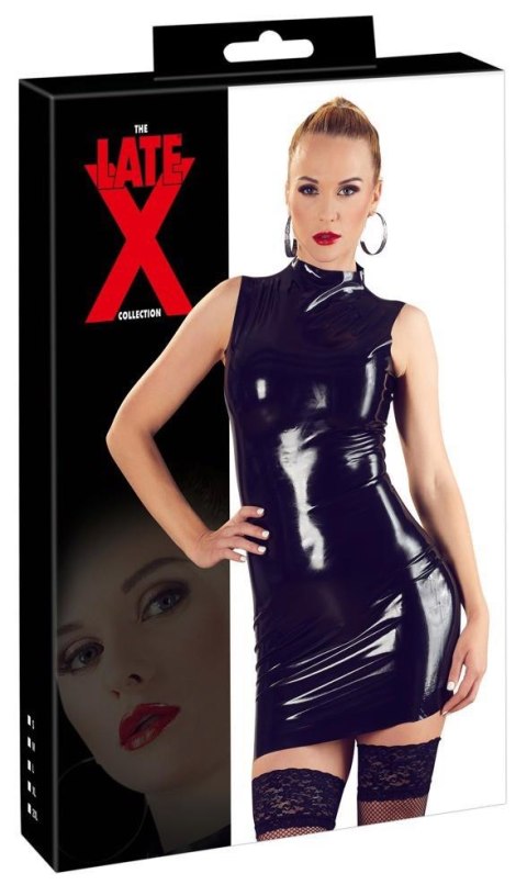 Latex Dress black M Late X
