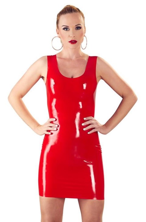 Latex Dress red 2XL Late X
