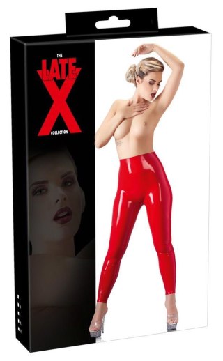 Latex Leggings red XL Late X