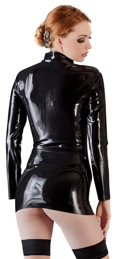 Latex Shirt zip black L Late X Latex Shirt zip black L Late X