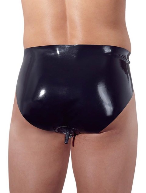 Men's Latex Briefs with Plug M Late X