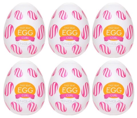 Tenga Egg Curl Pack of 6 Tenga Tenga Egg Curl Pack of 6 Tenga