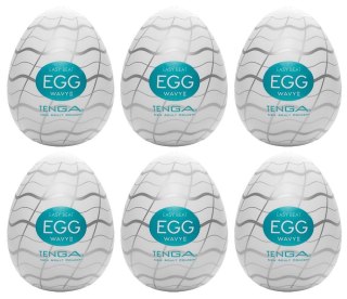 Tenga Egg Wavy II Pack of 6 Tenga
