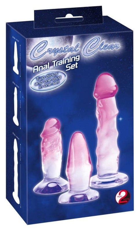 3pc dildo set Crystal