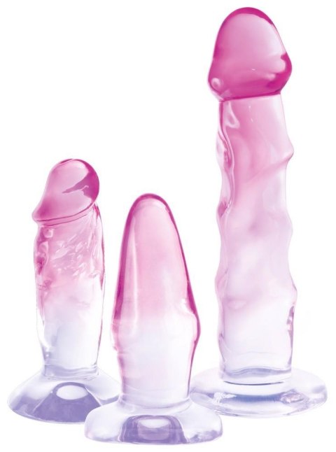 3pc dildo set Crystal