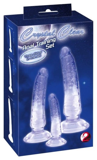 3pcs natural dildo set Crystal