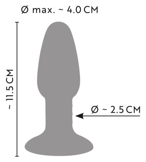 ANOS Triple Color Butt Plug w ANOS