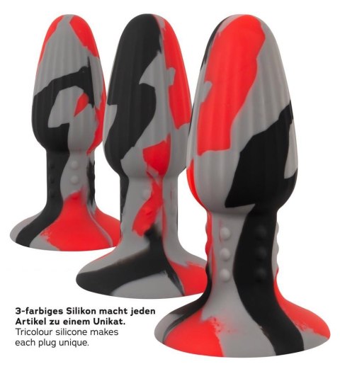 ANOS Triple Color Butt Plug w ANOS
