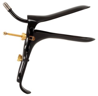 Speculum w Air&Liquid Tube Gol Fetish Collection