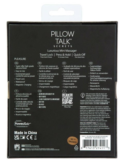 Pillow Talk Secrets Pleasure Pillow Talk