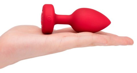 Vibrating Heart Plug M/L Red B-Vibe