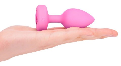 Vibrating Heart Plug S/M Pink B-Vibe