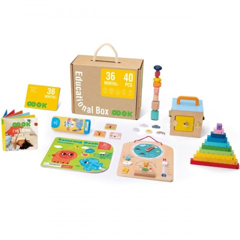 Tooky Toy Edukacyjne Pudełko Montessori Układanka Liczydło Tablica Pogody 6w1 od 3 Lat Tooky Toy Tooky Toy Edukacyjne Pudełko Montessori Układanka Liczydło Tablica Pogody 6w1 od 3 Lat Tooky Toy