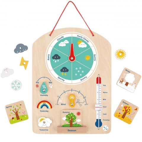 Tooky Toy Edukacyjne Pudełko Montessori Układanka Liczydło Tablica Pogody 6w1 od 3 Lat Tooky Toy Tooky Toy Edukacyjne Pudełko Montessori Układanka Liczydło Tablica Pogody 6w1 od 3 Lat Tooky Toy