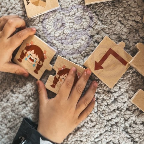 VIGA Drewniana Układanka Puzzle Przeciwieństwa Viga Toys VIGA Drewniana Układanka Puzzle Przeciwieństwa Viga Toys