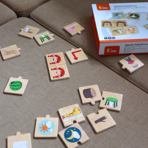 VIGA Drewniana Układanka Puzzle Przeciwieństwa Viga Toys VIGA Drewniana Układanka Puzzle Przeciwieństwa Viga Toys
