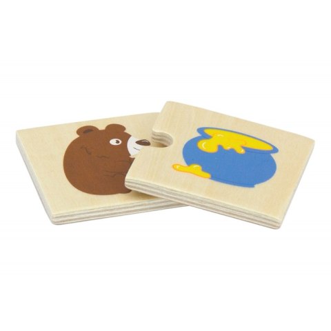 VIGA Drewniane Puzzle Nakarm Zwierzątko Co jedzą Zwierzęta Układanka Viga Toys VIGA Drewniane Puzzle Nakarm Zwierzątko Co jedzą Zwierzęta Układanka Viga Toys