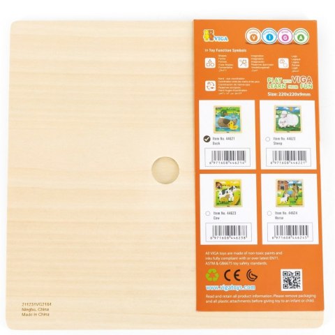 VIGA Poręczne Drewniane Puzzle Kaczki 9 elementów Viga Toys VIGA Poręczne Drewniane Puzzle Kaczki 9 elementów Viga Toys