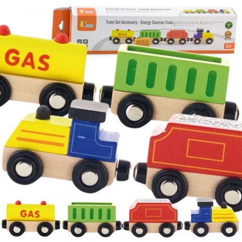 VIGA Zestaw akcesoriów do kolejki - pociąg Viga Toys VIGA Zestaw akcesoriów do kolejki - pociąg Viga Toys