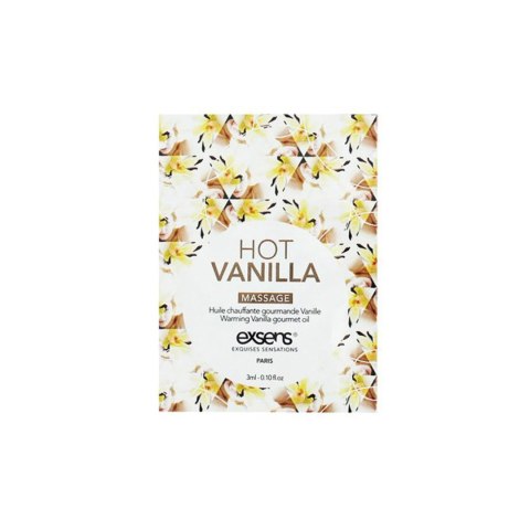HOT VANILLA SACHET Warming gourmet massage oil (3 ml x 10 szt.) Exsens HOT VANILLA SACHET Warming gourmet massage oil (3 ml x 10 szt.) Exsens