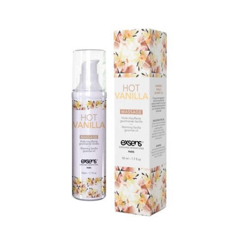 HOT VANILLA Warming gourmet massage oil 50 ml Exsens HOT VANILLA Warming gourmet massage oil 50 ml Exsens