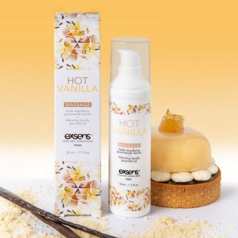 HOT VANILLA Warming gourmet massage oil 50 ml Exsens HOT VANILLA Warming gourmet massage oil 50 ml Exsens