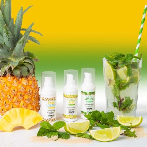 LET'S CELEBRATE! Warming gourmet massage oils (Mint Mojito, Margarita, Pina Colada) 3 x 30ml Exsens LET'S CELEBRATE! Warming gourmet massage oils (Mint Mojito, Margarita, Pina Colada) 3 x 30ml Exsens