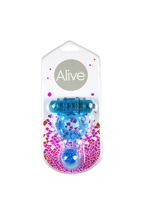 Pierścień-Wibrator - Ring. Double. Func:1. Blue Alive Pierścień-Wibrator - Ring. Double. Func:1. Blue Alive