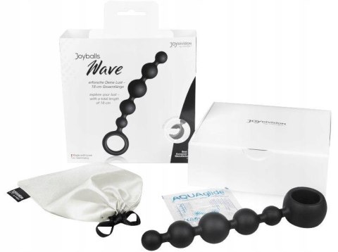 Plug/kulki-Joyballs anal Wave, long, black JoyDivision Plug/kulki-Joyballs anal Wave, long, black JoyDivision