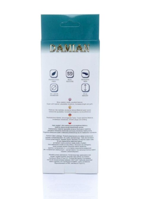 Proteza-Hollow Strap-on Damian B - Series EasyLove