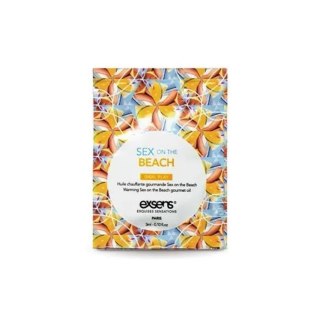 SEX ON THE BEACH Warming gourmet massage oil (3 ml x 10 szt.) Exsens