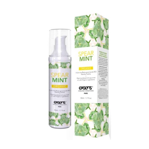 SPEARMINT ORGANIC warming gourmet massage oil with organic ingredients 50 ml Exsens SPEARMINT ORGANIC warming gourmet massage oil with organic ingredients 50 ml Exsens