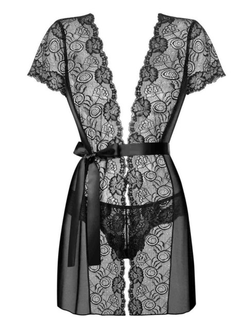 Bielizna-Alluria peniuar i stringi L/XL Obsessive