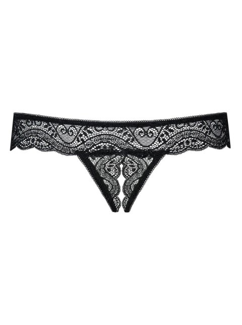 Bielizna- Miamor stringi otwarte czarne XXL Obsessive Bielizna- Miamor stringi otwarte czarne XXL Obsessive