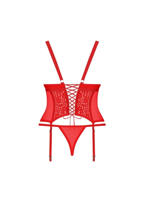 Bielizna-Blossmina gorset i stringi 6XL/7XL Obsessive