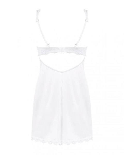 Bielizna-Amor Blanco koszulka i stringi biały L/XL Obsessive