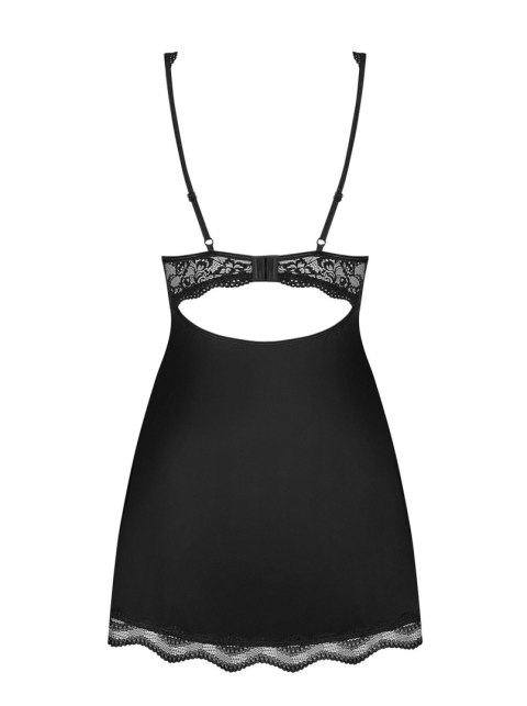Bielizna-Luvae babydoll i stringi Czarny L/XL Obsessive Bielizna-Luvae babydoll i stringi Czarny L/XL Obsessive